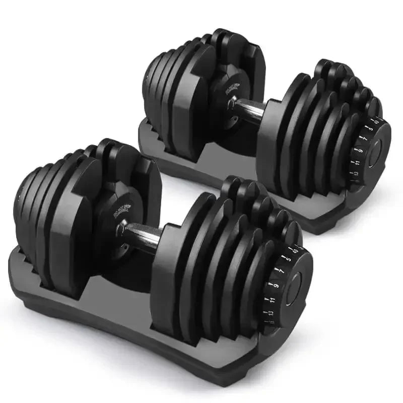 40kg/90 lbs. Smart, Fast, Detachable, and Adjustable Dumbbells: Household and Gym Fitness Equipment, Ideal for Weight Training