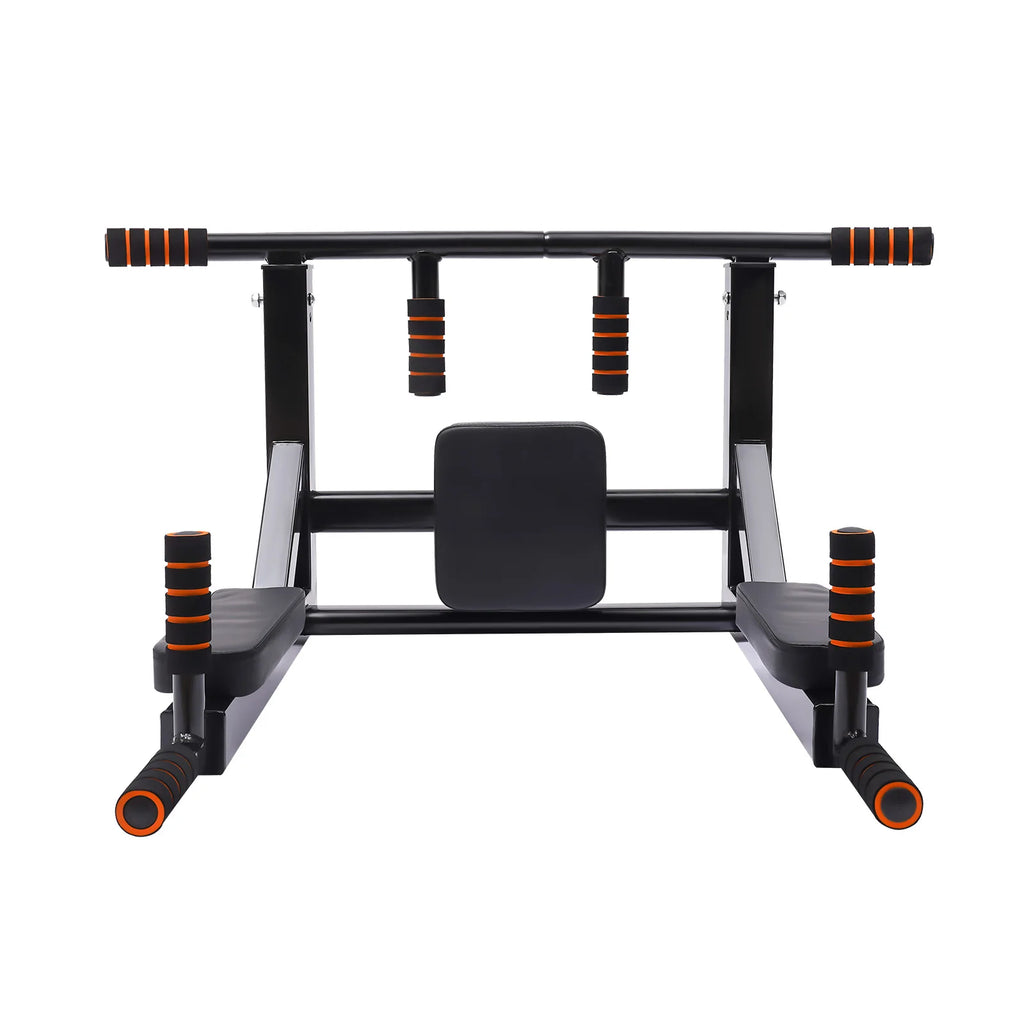 Wall-mount Pull Up Bar Chin Up Bar Multifunctional Dip Station for Indoor Gym Workout Training Equipment Fitness Dip Stand