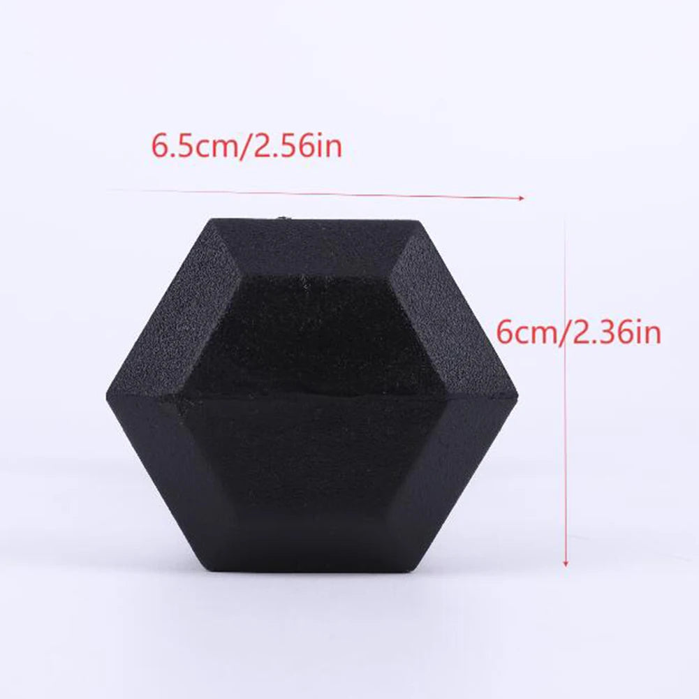 Hex Dumbbell Set Non-slip Handle Hand Weights Ergonomic Rubber Coated Dumbbell 1KG Exercise Dumbbell for Home Gym
